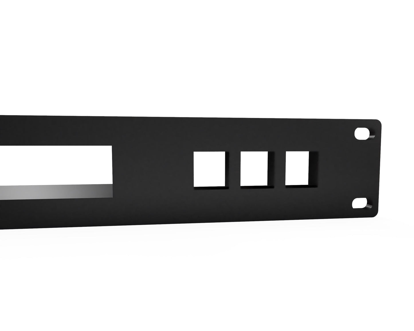 10" Unifi Switch Flex Mini Rack Mount - 3 Keystone Jacks 1U