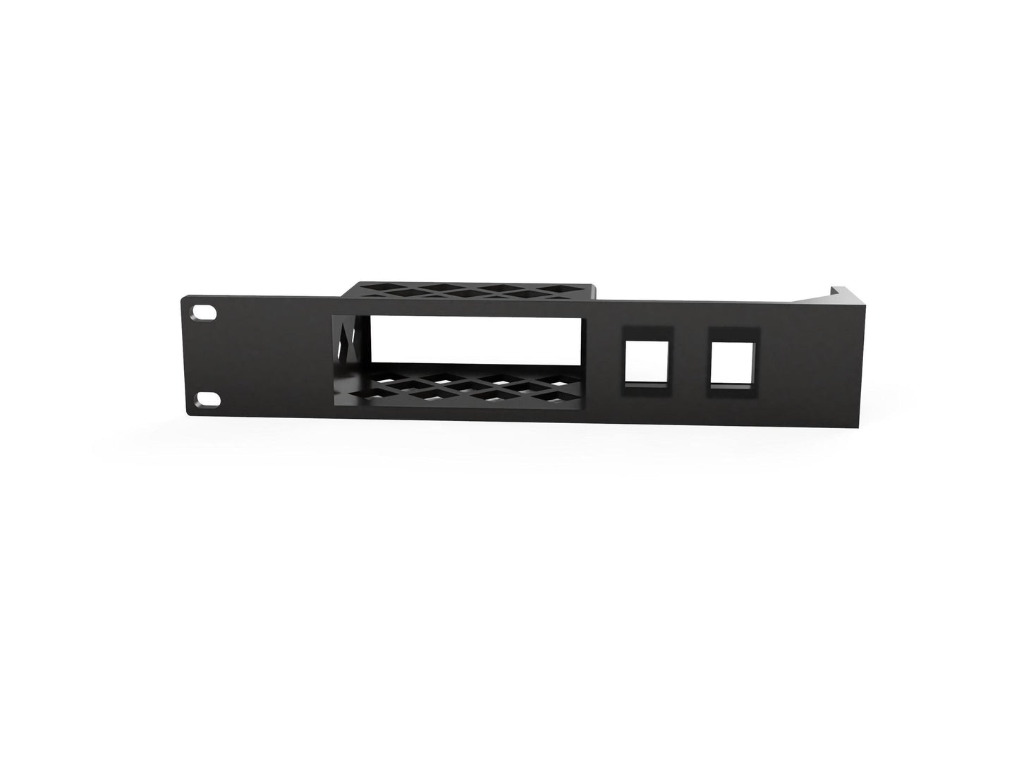 19" Firewalla Purple Rack Mount - 1U w/2 Keystones (Modular)