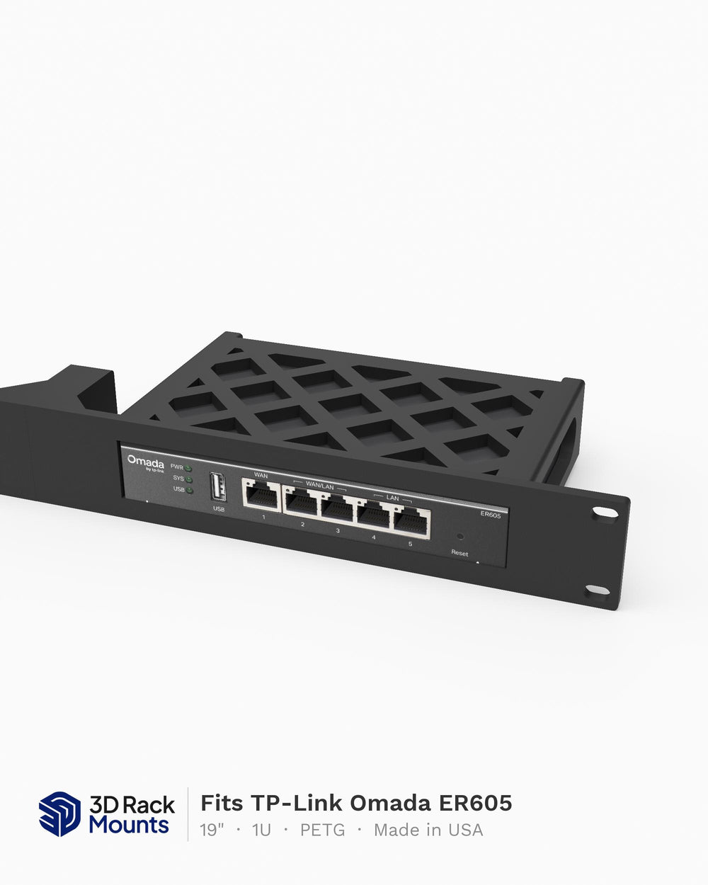 19" TP-Link Omada ER605 Rack Mount - 1U (Modular)