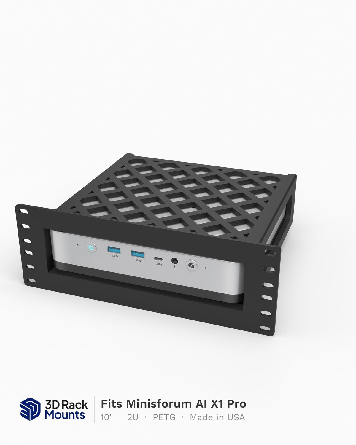 Minisforum AI X1 Pro in a Rack: A 2U Home for the Ryzen AI Mini PC
