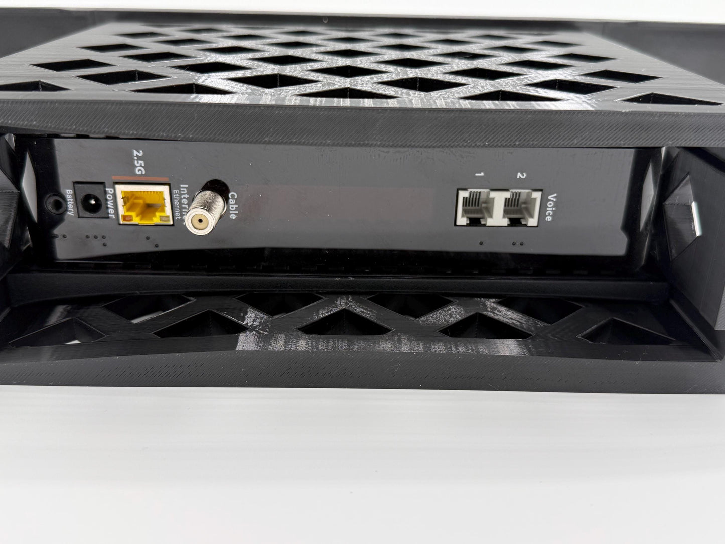 Spectrum Modem 2U 19" Rack Mount w/ keystone jack