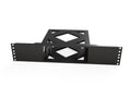 3D-printed Wiim Ultra 19" Rack Mount - 2U Height – side view
