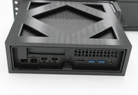 3D-printed 19" Minisforum MS-01, MS-A2 & MS-R1 Rack Mount - 2U – side view