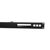 19-inch 3D-printed Unifi Switch Flex Rack Mount - 3 Keystone Jacks 1U (Modular)