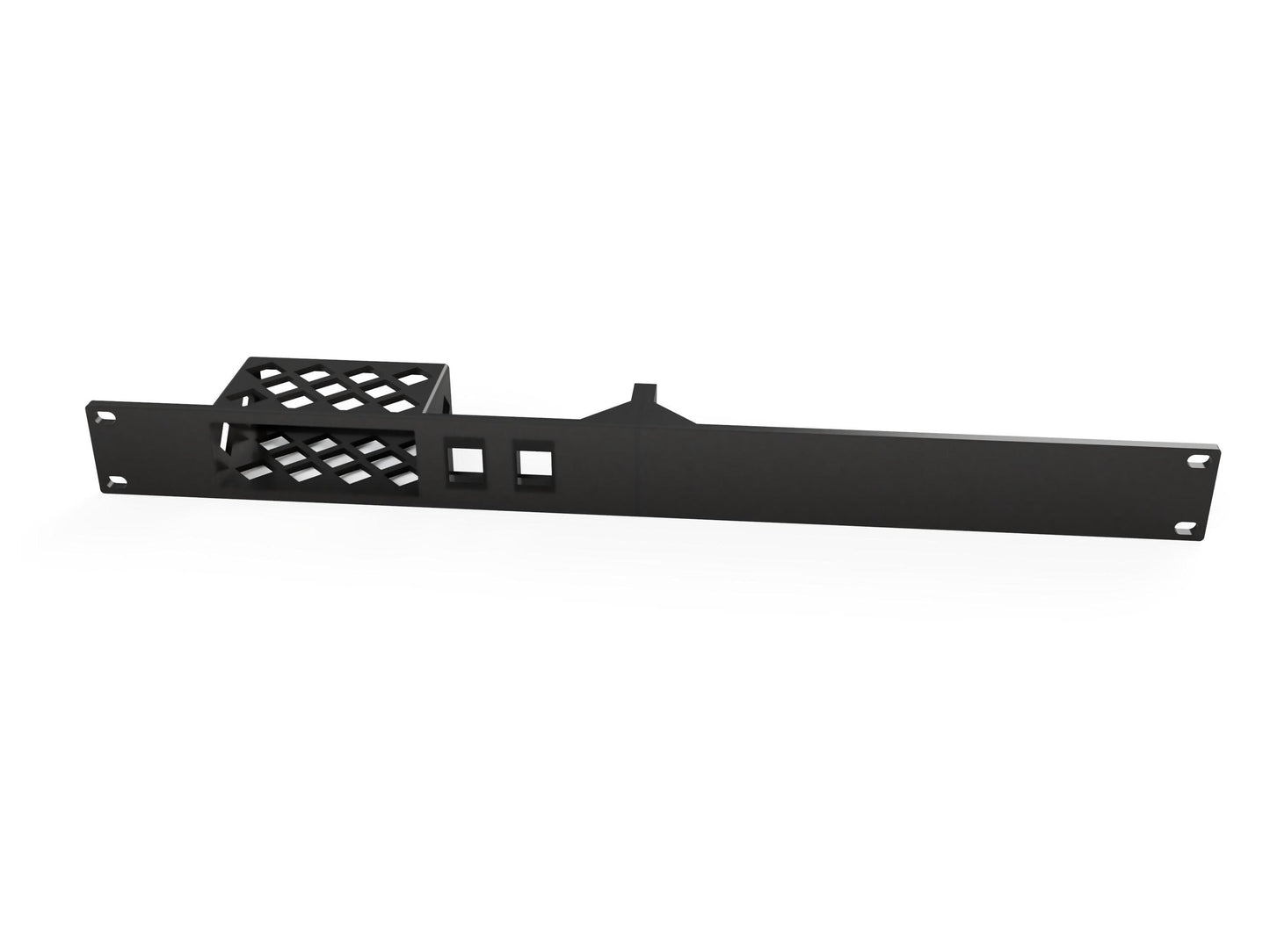 19" Firewalla Purple Rack Mount - 1U w/2 Keystones (Modular)