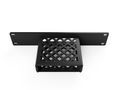 3D-printed HDHomeRun Flex Duo, Quatro, 4K 10" Mini Rack Mount - 1U – side view
