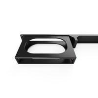 3D-printed Zidoo Z9X / Z9X Pro Rack Mount - 1U (Modular) – installed view