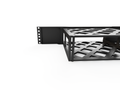3D-printed Unifi PowerAmp Rack Mount 2U – installed view
