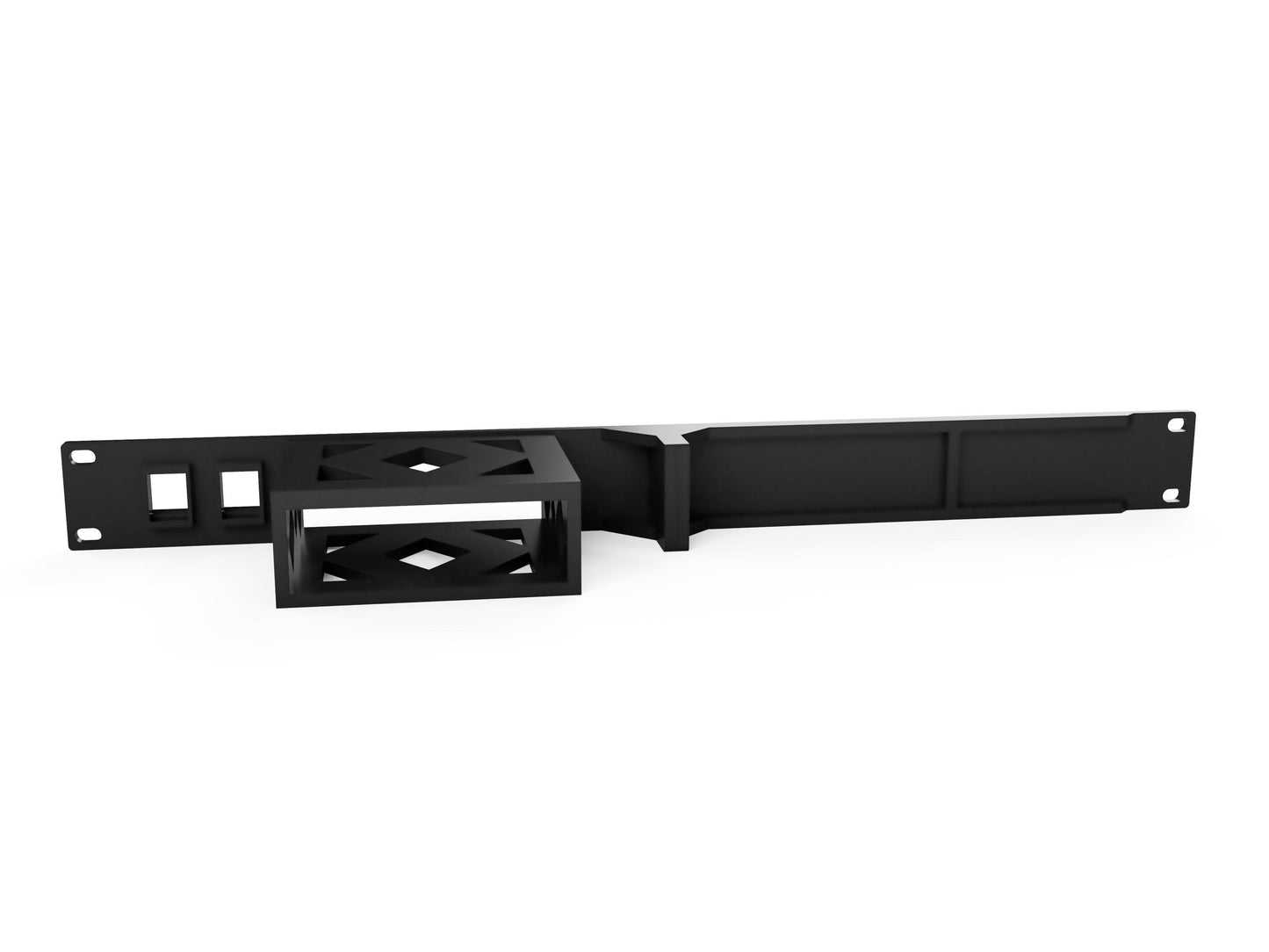 19" Unifi Express (UX) & Unifi Gateway Lite (UXG) Rack Mount w/2 Keystones (Modular)