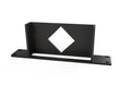 3D-printed 10" Netgear GS308E Rack Mount - 1U Height – side view