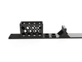 3D-printed 19" Firewalla Purple Rack Mount - 1U w/2 Keystones (Modular) – side view