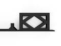 3D-printed 19" TP-Link Omada ER605 Rack Mount - 1U (Modular) – dimensions