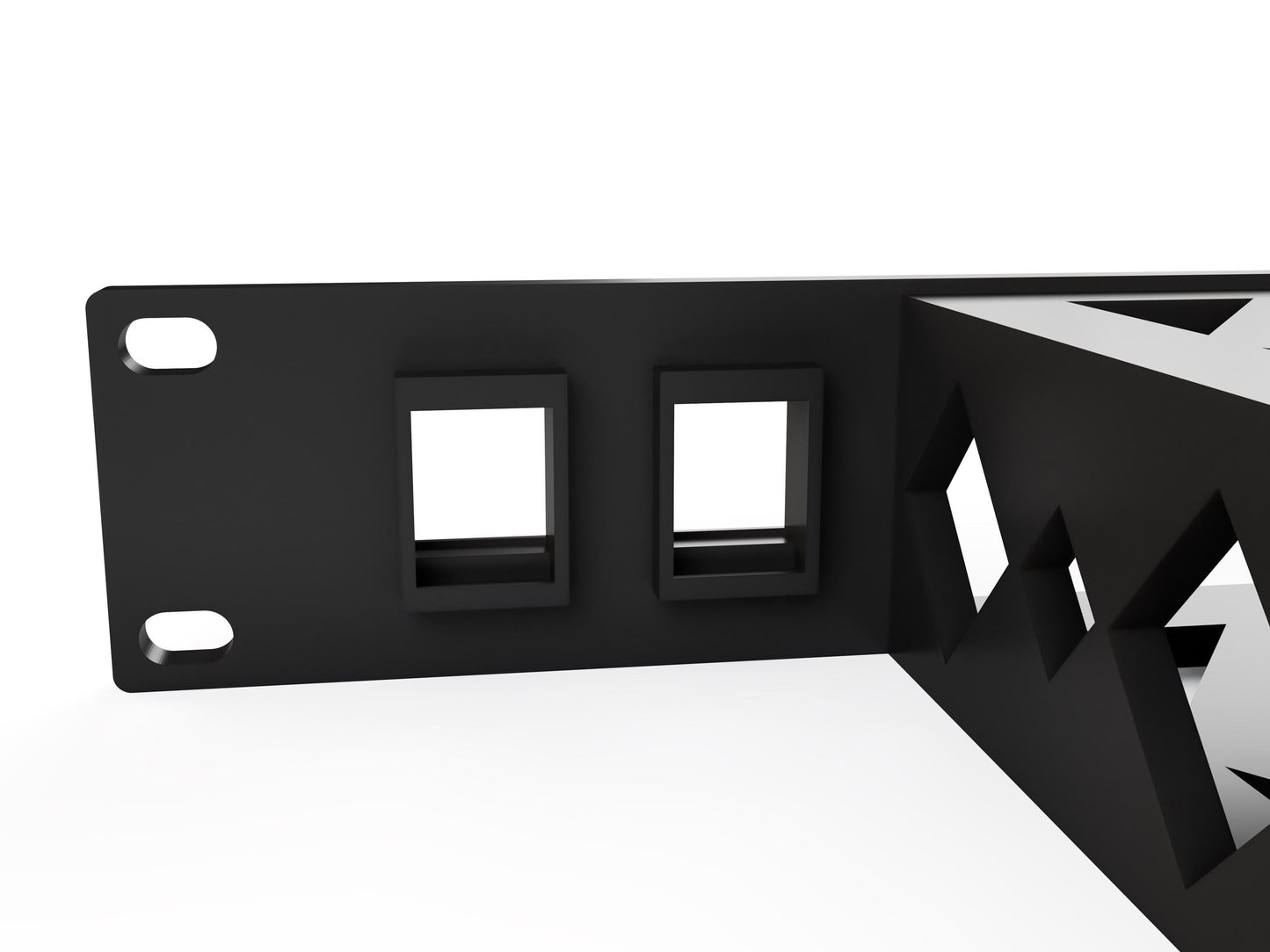 19" Unifi Express (UX) & Unifi Gateway Lite (UXG) Rack Mount w/2 Keystones (Modular)