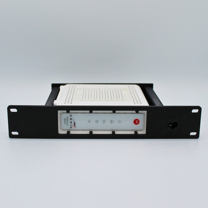10-inch 3D-printed Arris Surfboard Modem Mini Rack Mount - SB8200 / SB6141 /SB6190 Models