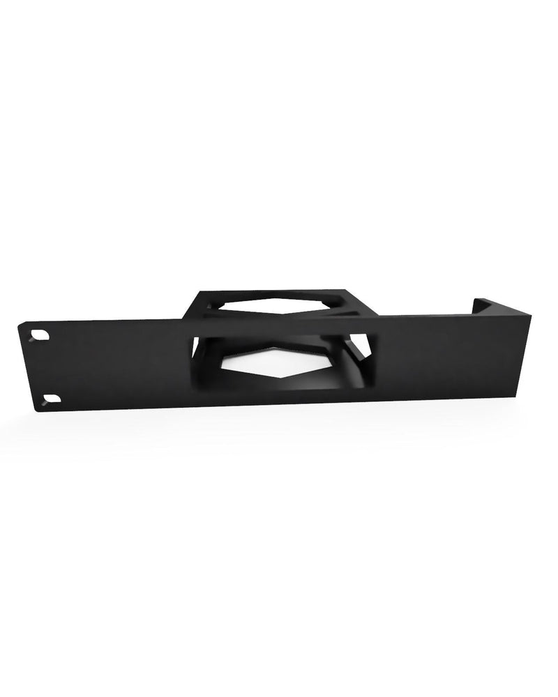 3D-printed Phillips Hue Smart Hub 19-inch 1U Rack Mount (Modular)