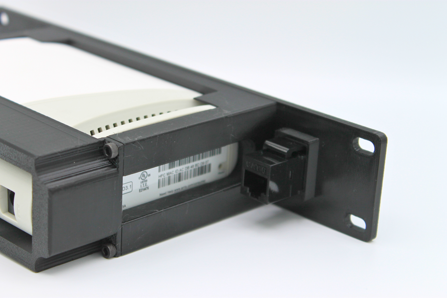 Arris Surfboard S33 & S34 10" Mini Rack Mount - With Keystone 1U