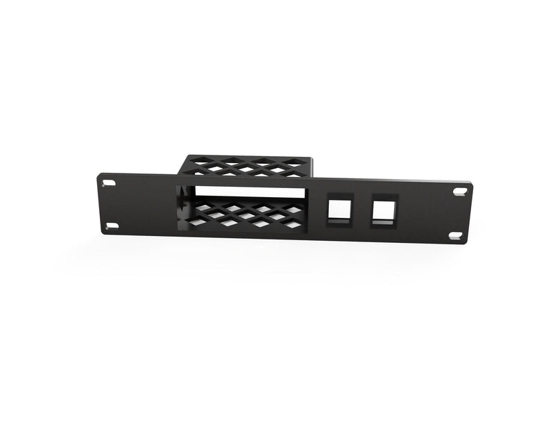 10-inch 3D-printed Firewalla Purple Rack Mount - 1U w/2 Keystones