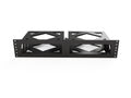 3D-printed 19" Minisforum MS-A1 Rack Mount- 2U Height – keystone detail