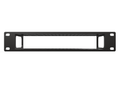 3D-printed 10" Unifi Switch Ultra (USW-Ultra) Rack Mount - 1U (Modular) – installed view