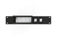 3D-printed 10" Firewalla Purple Rack Mount - 1U w/2 Keystones – rear view