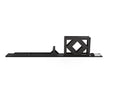 3D-printed 19" Unifi Switch Flex Mini 2.5G Rack Mount - w/1 Keystone Jack 1U (Modular) – rear view