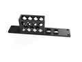 3D-printed 10" Firewalla Purple Rack Mount - 1U w/2 Keystones – side view