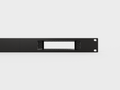 3D-printed 19" Arylic A30+ Rack Mount - 1U (Modular) – rear view