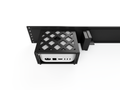 3D-printed Apple Mac Mini M4 / M4 Pro 19" Rack Mount - 2U (Modular) – installed view