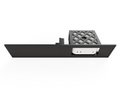 3D-printed Apple Mac Mini M4 / M4 Pro 19" Rack Mount - 2U (Modular) – rear view