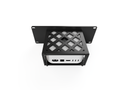 3D-printed Apple Mac Mini M4 / M4 Pro 10" Mini Rack Mount - 2U – side view