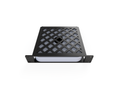 3D-printed Apple Mac Mini (2010 - 2023) 10" Mini Rack Mount - 1U – rear view