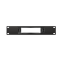 3D-printed 10" Calix GP1101X GigaPoint Modem Mini Rack Mount - 1U – installed view
