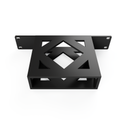 3D-printed 10" Calix GP1101X GigaPoint Modem Mini Rack Mount - 1U – side view