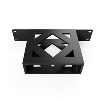 3D-printed 10" Calix GP1101X GigaPoint Modem Mini Rack Mount - 1U – side view