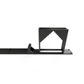 3D-printed Unifi CloudKey Gen2 Plus 19" Rack Mount - 1U (Modular) – side view