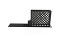 3D-printed 19" Hitron Coda-57 Modem Rack Mount- 2U w/2 Keystones – side view