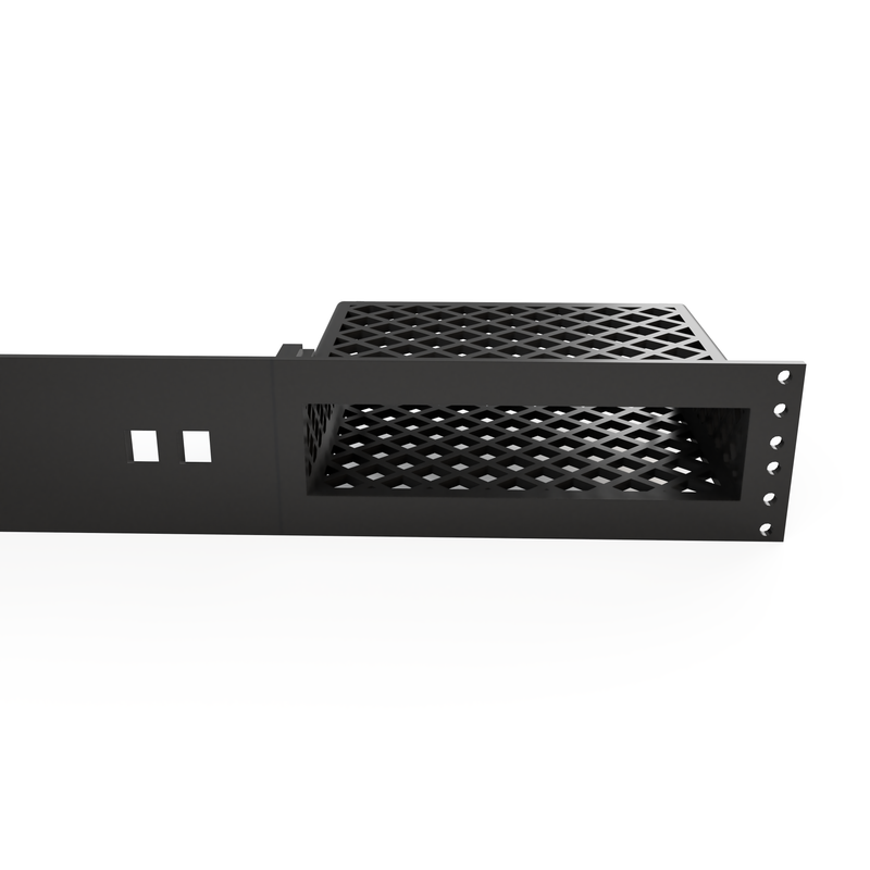 19-inch 3D-printed Hitron Coda-57 Modem Rack Mount- 2U w/2 Keystones
