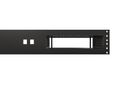 3D-printed 19" Hitron Coda-57 Modem Rack Mount- 2U w/2 Keystones – dimensions