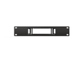 3D-printed Firewalla Orange 10" Mini Rack Mount - 1U – installed view