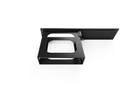 3D-printed HP T740 Thin Client 19" Rack Mount - 2U (Modular) – side view