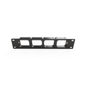 3D-printed JetKVM 10" Mini Rack Mount 1/2/3/4 Configuration - 1U – installed view