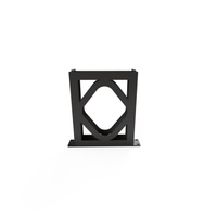 3D-printed Kaleidescape Strato V & C Movie Player 10" Mini Rack Mount – side view