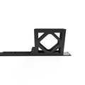 3D-printed Kaleidescape Strato E Movie Player 19" Rack Mount (Modular) – side view