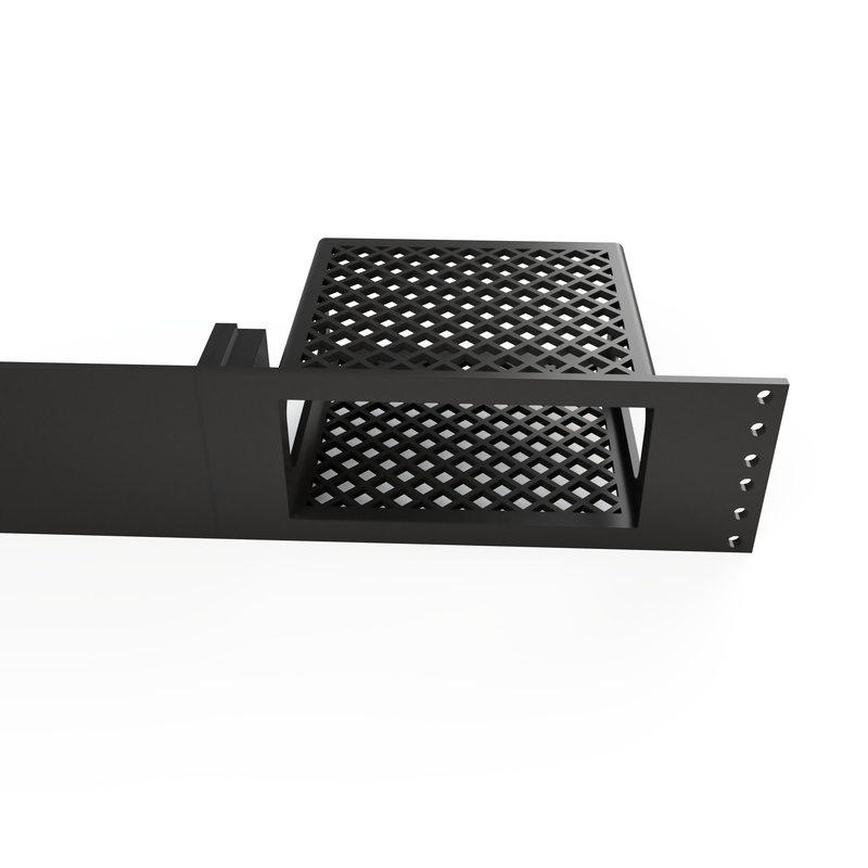 3D-printed Minisforum NAB6/NAB7/NAB9 2U Mini PC Rack Mount - 2U (Modular)