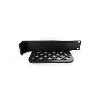 1U power supply shelf half that replaces the plain blank