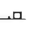 3D-printed Protectli Vault FW2B, FW4C & FW4B Rack Mount - 19" (Modular) – installed view