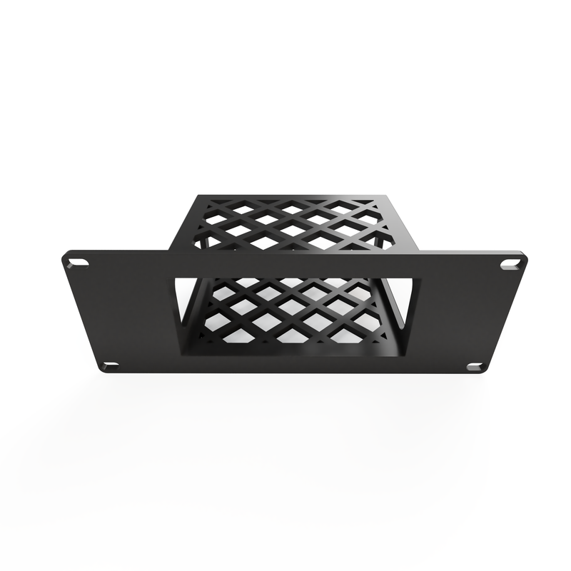 3D-printed Protectli Vault V1410 / V1210 10-inch Mini Rack Mount - 2U (Modular)