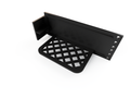3D-printed 2U Blank with Power Supply Shelf (Modular) – side view