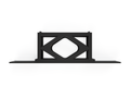 3D-printed TP-Link SX105 Switch Rack Mount - 1U 19" – installed view