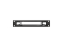 3D-printed TP-Link Omada ES210X-M2 Switch 10" Mini Rack Mount 1U – installed view